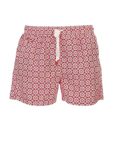 Kiton Swimsuit In Red