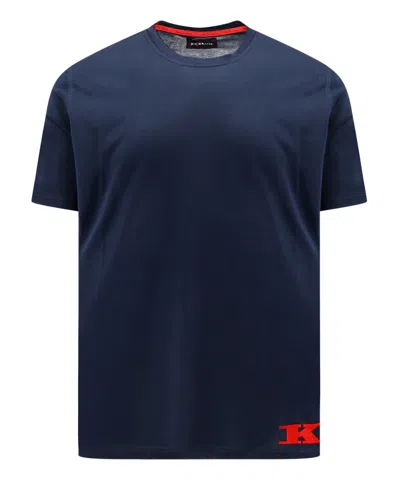 Kiton T-shirt In Blue