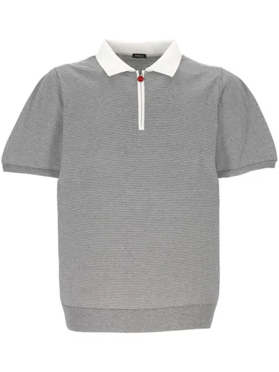 Kiton T-shirts And Polos In Gray