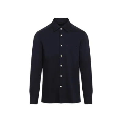 Kiton Blue Nerano Shirt
