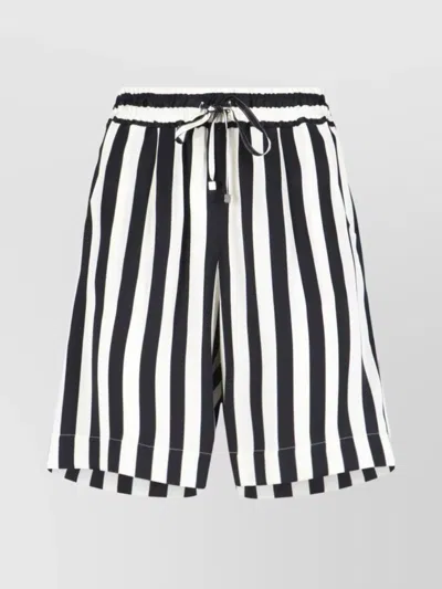 KITON TAILORED SHORTS WITH BUTTON AND ELASTIC