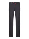 Kiton Tailored Wool Trousers In Gray