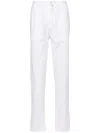 Kiton Men Tapered Trousers In White