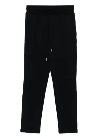 Kiton Tapered Trousers In Blue
