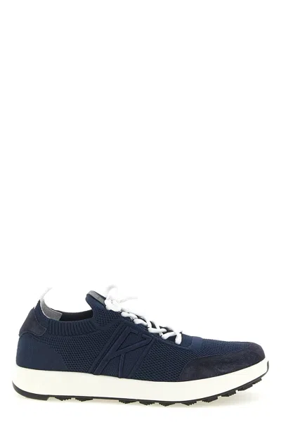 KITON TECHNICAL COTTON SNEAKERS