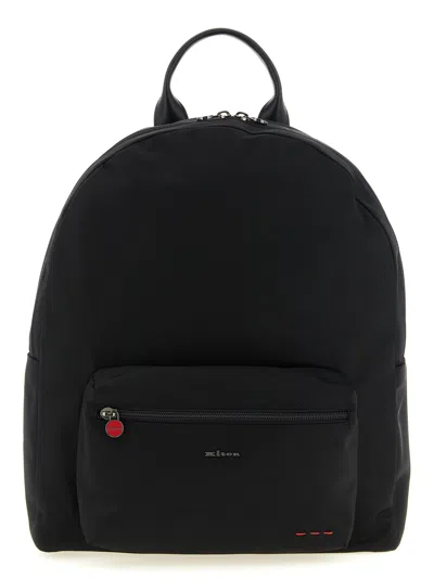 Kiton Technical Polyamide Backpack In Black