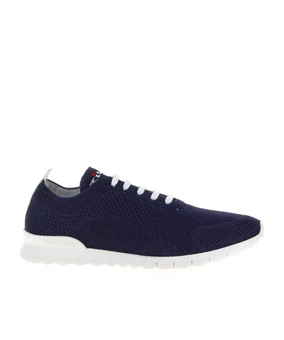 KITON KITON ROUND TOE LACE-UP SNEAKERS