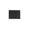 Kiton Textured Calf Leather Wallet With Multiple Card Slots In Black