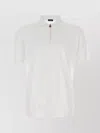 Kiton Textured Polo Shirt With Collar And Short Sleeves