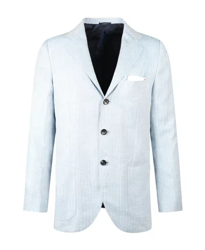 Kiton Three-button Suit Coat In White