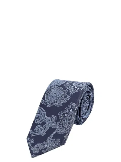 Kiton Tie In Blue