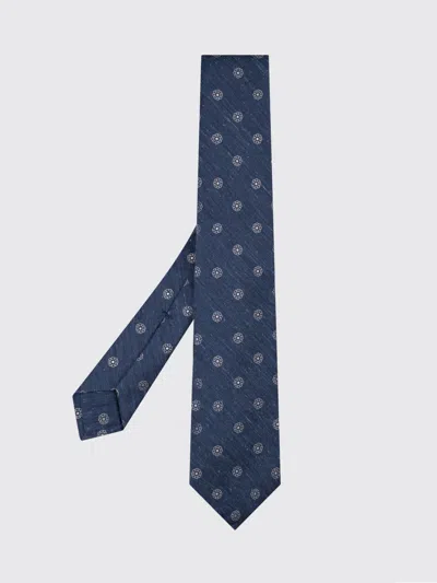 Kiton Tie Men  In Blue