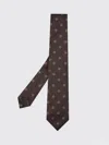Kiton Tie Men  In Brown