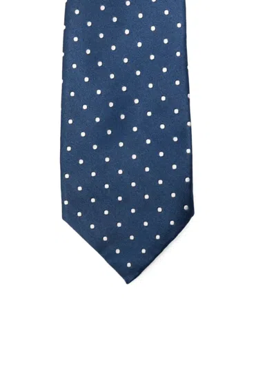 Kiton Tie In Blue
