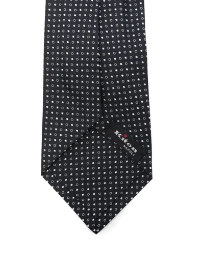 Kiton Tie In Black