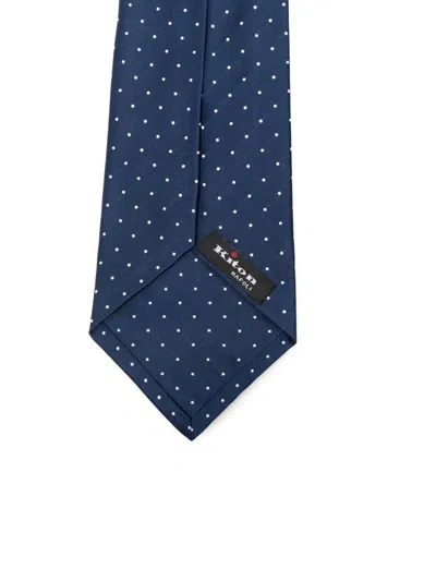 Kiton Tie In Blue