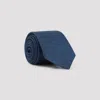 Kiton Solid Silk Tie In Tbc