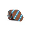Kiton Stripes Pattern Silk Tie