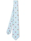 Kiton Silk Tie In Mint In Green