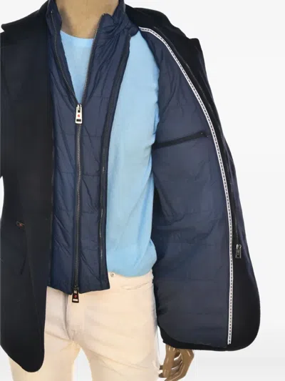 Kiton Tipas Detachable-liner Blazer In Black