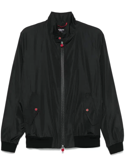 Kiton Top Giubbotto In Black