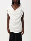 Kiton Women's Shirt With Dropped Collar In Weiss