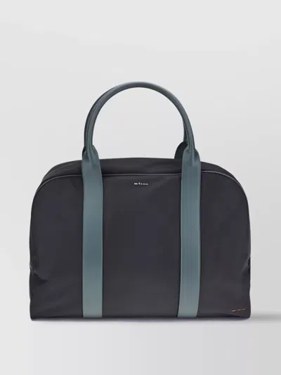Kiton Travel Bag In Nylon In Gray