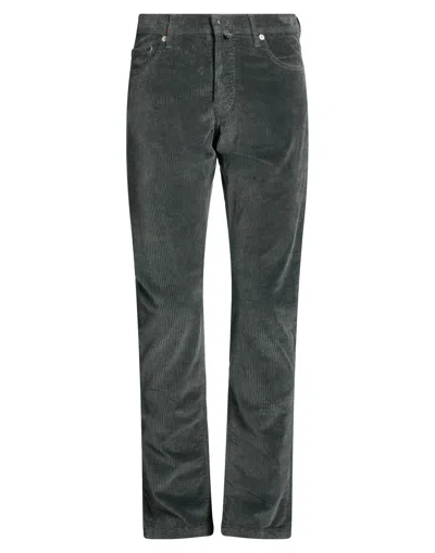 Kiton Trouser In Charcoal