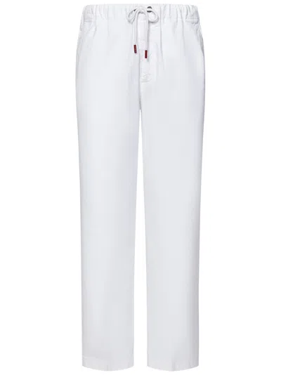 Kiton Trousers In White