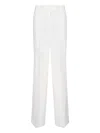Kiton Straight Trousers With Belt Loops And Pockets In White