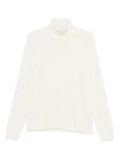Kiton Turtleneck Sweater In White