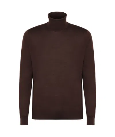 Kiton Turtleneck Sweater In Black