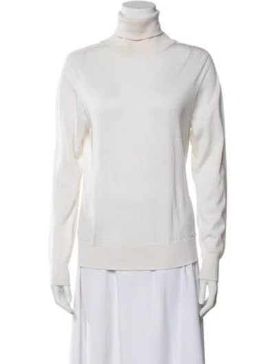 Pre-owned Kiton Turtleneck Sweater In Neutral
