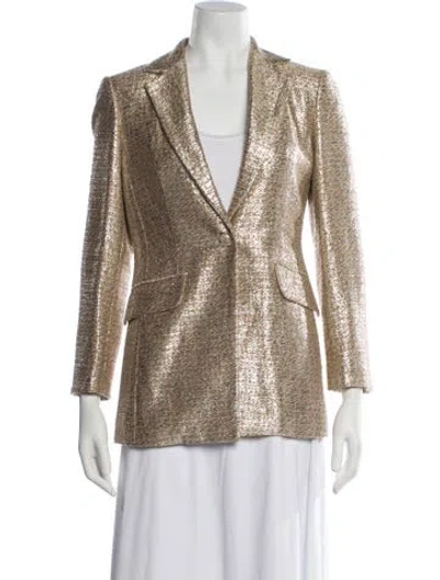 Pre-owned Kiton Tweed Pattern Coat In Multicolor