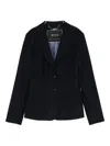 Kiton Two-button Patch-pocket Blazer In Blue