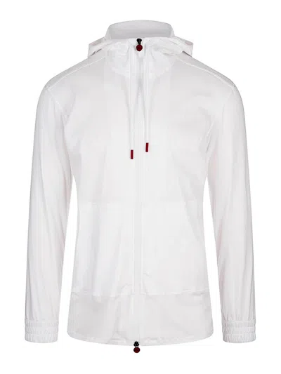 Kiton Umbi-sweatshirt W/hood In White