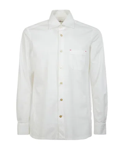 Kiton Umcnerk Regular-fit Pocket Shirt In White