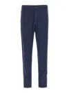 Kiton 'tailored' Trousers With Practical Pockets In Azul