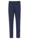Kiton 'tailored' Trousers With Practical Pockets In Blue