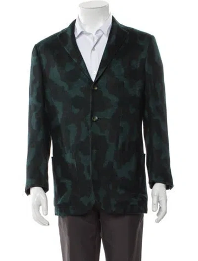 Pre-owned Kiton Vicuña-blend Blazer In Green