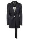 Kiton Virgin Wool Blazer In Black