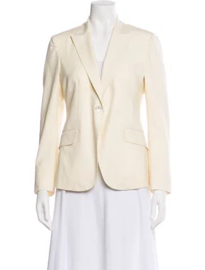 Pre-owned Kiton Virgin Wool Blazer In Neutral