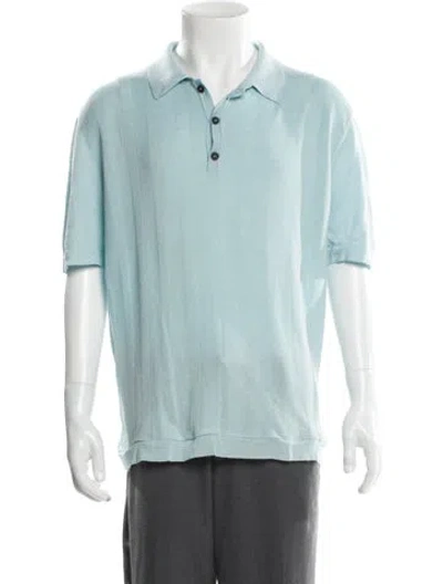 Pre-owned Kiton Virgin Wool Collar Polo Shirt In Multi