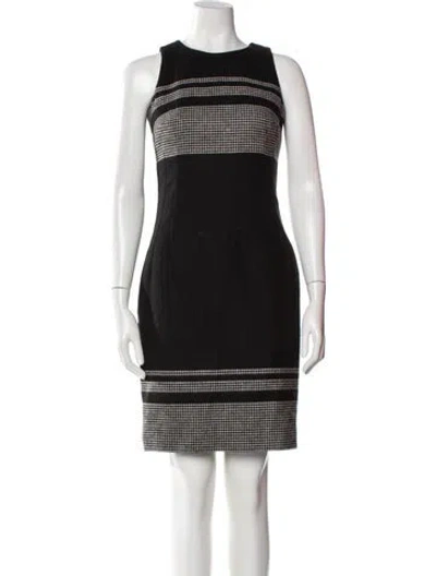 Pre-owned Kiton Virgin Wool Long Dress In Grey