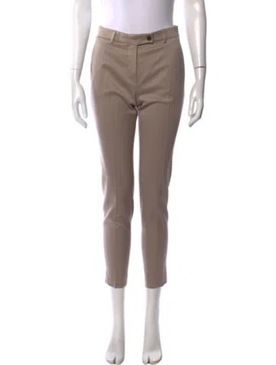 Pre-owned Kiton Virgin Wool Straight Leg Pants In Neutrals