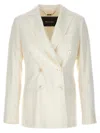 Kiton Double-breasted Blazer With Front Pockets And Back Vent