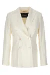 Kiton Double-breasted Blazer With Front Pockets And Back Vent