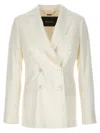 Kiton Double-breasted Blazer With Front Pockets And Back Vent