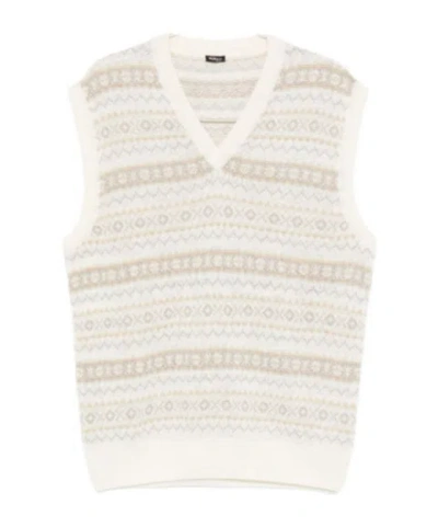 KITON V-NECK KNITTED VEST