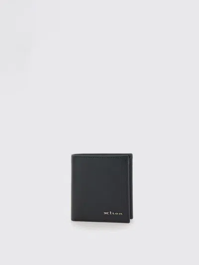 Kiton Portafoglio  In Pelle Saffiano
